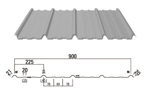 Type-900 Corrugated Steel Sheet