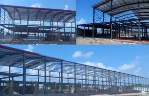 Prefabricated low Cost Steel Workshop Building in Tanzania